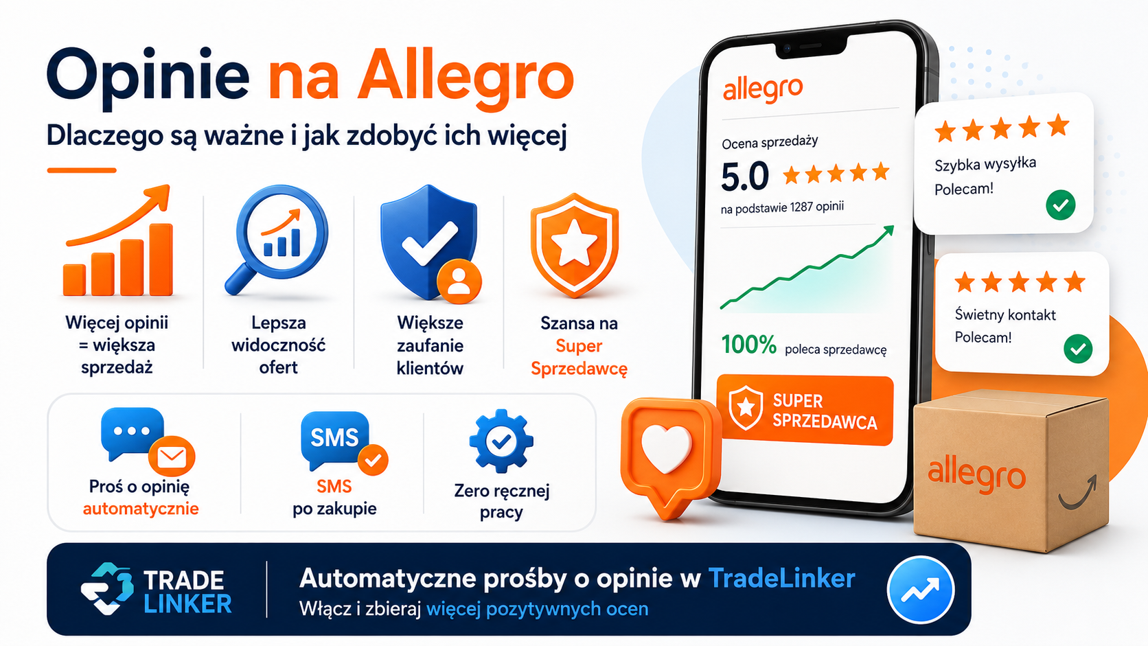 Opinie na Allegro - dlaczego są ważne i jak zdobyć ich więcej